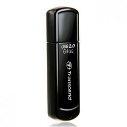 Transcend TS16GJF350 USBメモリー USB2.0 キャップ式 16GB ブラック