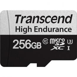 Transcend TS256GUSD350V 高耐久 microSDXC Class10 UHS-I U3 256GB (SDカード変換アダプタ付き)