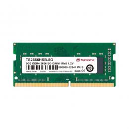Transcend TS2666HSB-8G 8GB DDR4 2666 SO-DIMM 1Rx8 1Gx8 CL19 1.2V