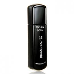 Transcend TS32GJF350 USBメモリー USB2.0 キャップ式 32GB ブラック