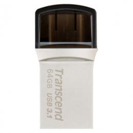 Transcend TS32GJF890S 32GB USB3.1 Pen Drive OTG Type A&C Silver