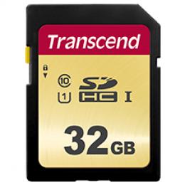 Transcend TS32GSDC500S SDHCカード Class10 UHS-I U1 MLC搭載 32GB
