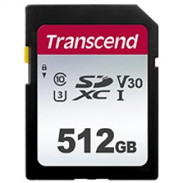 Transcend TS512GSDC300S SDXCカード Class10 UHS-I U3 V30 512GB