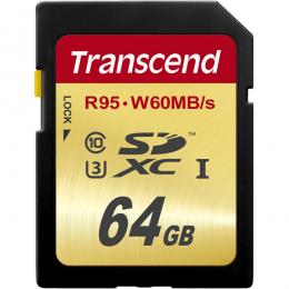 Transcend TS64GSDU3 64GB SD Card UHS-I U3 MLC
