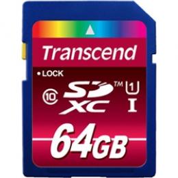 Transcend TS64GSDXC10U1 64GB SD Card U1 MLC 600X