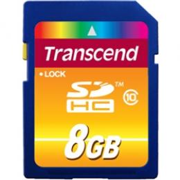 Transcend TS8GSDHC10 8GB SDHC CARD Class 10