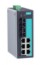 MOXA EDS-308-SS-SC-T EtherDevise Server 6ポート10/100BaseTx、2ポートシングルモード100BaseFx