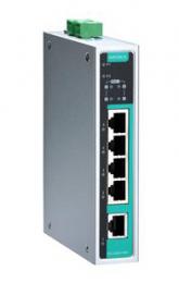 MOXA EDS-G205A-4PoE-T 5ポート(IEEE 802 3af/at PoE+ポートx4)フルギガビットアンマネージドイーサネットスイッチ Tモデル
