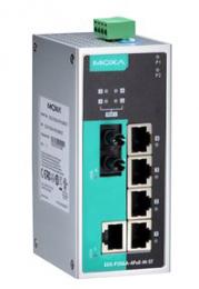 MOXA EDS-P206A-4PoE-M-ST-T アンマネージドスイッチ、1xRJ45 1xマルチST 4xPoEポート、Tモデル