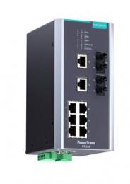 MOXA PT-510-MM-ST-24 IEC 61850-3認証マネージドスイッチ 8xRJ45 2xマルチST 24VDC