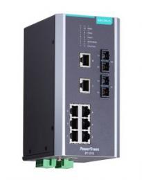 MOXA PT-510-SS-SC-24 IEC 61850-3認証マネージドスイッチ 8xRJ45 2xシングルSC 24VDC