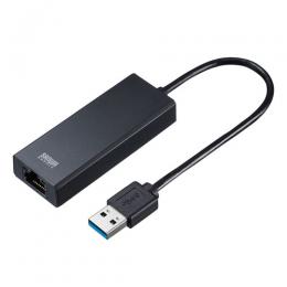 サンワサプライ USB-CVLAN5BK USB3.2-LAN変換アダプタ（2.5Gbps対応）