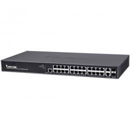 VIVOTEK AWGEV264B370 AW-GEV-264B-370 24ポート Web Smart PoEスイッチ (24P GbE PoE + 2P GbE(SFP))(PoE+対応)