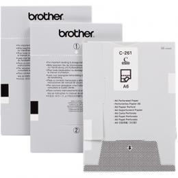 brother C-261 MPrint用ペーパーカセット切取用紙（3分割）