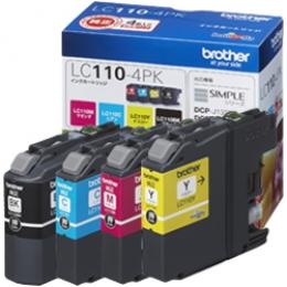 brother LC110-4PK インクカートリッジ お徳用4色パック