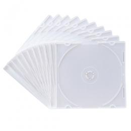 サンワサプライ FCD-PU10MWN Blu-ray・DVD・CDケース（スリムタイプ・10枚セット・ホワイト）
