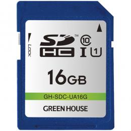 グリーンハウス GH-SDC-UA16G SDHCメモリーカード UHS-I クラス10 16GB