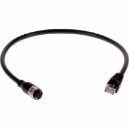 アクシス 01793-001 M12(F)-RJ45(M) CABLE 0.5M (1.6FT)