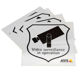 アクシス 5502-821 SURVEILLANCE STICKER ENG 50PCS