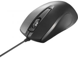 BUFFALO BSMBU110BK 3ボタン 有線 BlueLED 高耐久 抗菌 マウス ブラック