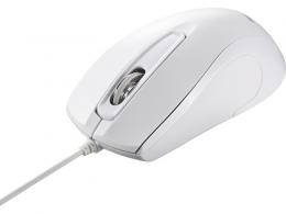 BUFFALO BSMBU110WH 3ボタン 有線 BlueLED 高耐久 抗菌 マウス ホワイト