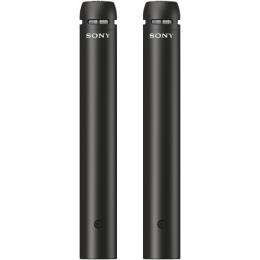 Sony ECM-100UMP エレクトレットコンデンサーマイクロホン ステレオペア（シリアル連番 2本セット）