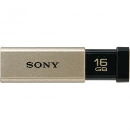 Sony USM16GT N USB3.0対応 ノックスライド式高速USBメモリー 16GB キャップレス ゴールド