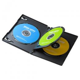 サンワサプライ DVD-TN3-10BKN DVDトールケース（3枚収納・10枚セット・ブラック）