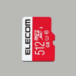 ELECOM GM-MFMS512G microSDXCカード/UHS-I/U1/Class10/Nintendo Switch検証済/512GB