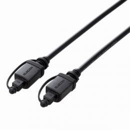 ELECOM DH-OPT20BK 光デジタルオーディオケーブル/2.0m/ブラック