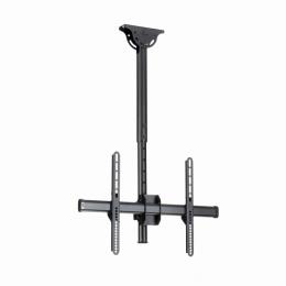 StarTech.com FPCEILPTBSP 薄型液晶テレビ天吊り金具天井からの距離を560mmから910mmに調節32インチから75インチTVに対応できる天吊りハンガーVESAマウント規格サポート