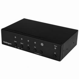 StarTech.com HDVGADP2HD マルチフォーマット対応自動切替器（HDMI出力） DisplayPort/ VGA/ 2x HDMI入力 - DHMI出力 マルチシグナル入力対応スイッチャ―コンバーター 4K対応