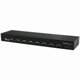 StarTech.com ICUSB23208FD USB - 8ポート対応シリアルRS232C 変換ハブ USB接続 8x シリアルD-Sub9ピン コンバータ デイジーチェーン機能 ラックマウント可能