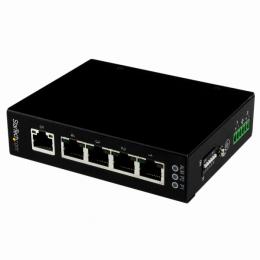 StarTech.com IES51000 5ポート アンマネージ産業用ギガビットイーサネットスイッチ DINレール対応/壁取付け可能ネットワークGigabit Ethernetスイッチングハブ IP30保護等級準拠ケース