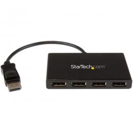 StarTech.com MSTDP124DP 4ポートMSTハブ DisplayPort - 4x DisplayPort マルチモニタースプリッタ 4K対応 ディスプレイポート(オス) - 4ポート ディスプレイポート(メス) Windowsのみ対応