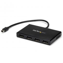 StarTech.com MSTMDP124DP 4ポートMSTハブ Mini DisplayPort - 4x DsiplayPort マルチモニタースプリッタ 4K対応 ミニディスプレイポート(オス) - 4ポート ディスプレイポート(メス) Windowsのみ対応