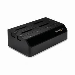 StarTech.com SDOCK4U33 ハードディスク4台搭載ドッキングステーションUSB3.0接続クレードル型2.5/3.5インチHDD/SDDスタンドSATA(6Gbps)UASP対応冷却ファン2基搭載