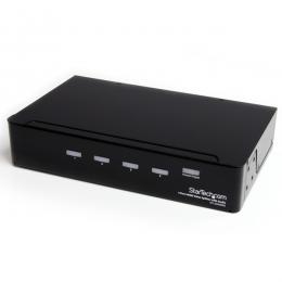 StarTech.com ST124HDMI2 4出力対応HDMIスプリッター分配器 3.5mmステレオオーディオ対応 1080p/1920x1200