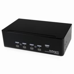 StarTech.com SV431DD2DUA 4ポートデュアルDVIモニター対応USB接続KVMスイッチ/PCパソコンCPU切替器