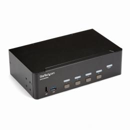 StarTech.com SV431DHD4KU 4ポートHDMI デュアルモニター KVM スイッチ 4K/30Hz対応