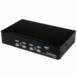 StarTech.com SV431DUSBU 1Uラックマウント対応 4ポート シングルVGAディスプレイ対応USB接続KVMスイッチ(PCパソコンCPU切替器) OSD(オンスクリーン・ディスプレイ)機能