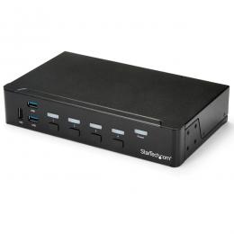 StarTech.com SV431HDU3A2 4ポートHDMIKVMスイッチ(1080p)HDMI接続CPU・PCパソコン切替器3ポートUSB3.0ハブ