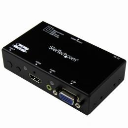 StarTech.com VS221VGA2HD 2入力(HDMI/VGA)1出力(HDMI)対応ビデオディスプレイ切替器スイッチャー 自動&優先切替機能搭載 1080p 7.1chサラウンド/2chステレオ音声出力対応