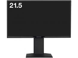 グリーンハウス GH-LCW22LH-BK 21.5型ワイド広視野角LED液晶ディスプレイ/1920×1080/HDMI、DisplayPort、アナログRGB/ブラック/スピーカー：あり/昇降、ピボット、スイーベル対応/5年保証