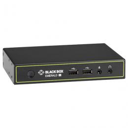 ブラックボックス EMD2000SE-R KVMエクステンダー EmeraldSE IP-KVMレシーバ (DVIx1 USBx4 1000BASE-Tx1)