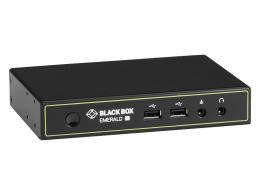 ブラックボックス EMD2002SE-R KVMエクステンダー EmeraldSE IP-KVMレシーバ (DVIx2 USBx4 1000BASE-Tx1)