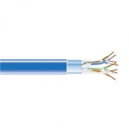 ブラックボックス EVNSL0501A-1000 CAT5e 350MHzシールド付単線PVCバルクケーブル 青 304.8m