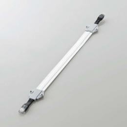 ELECOM LD-VAPF6A/SV04 LANケーブル/CAT6A対応/すき間用/0.4m/シルバー