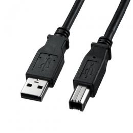 サンワサプライ KU20-1BKK2 USB2.0ケーブル（ブラック・1m）