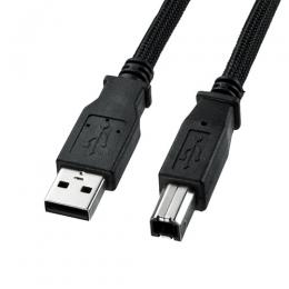 サンワサプライ KU20-NM30K2 ナイロンメッシュUSB2.0ケーブル（3m）